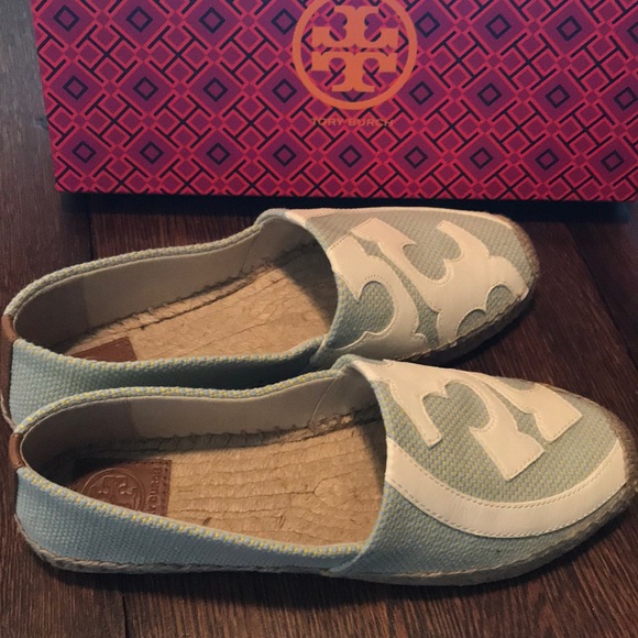 SOLDTory Burch Lonnie flat espadrille Ella canvas - Picture 3 of 8